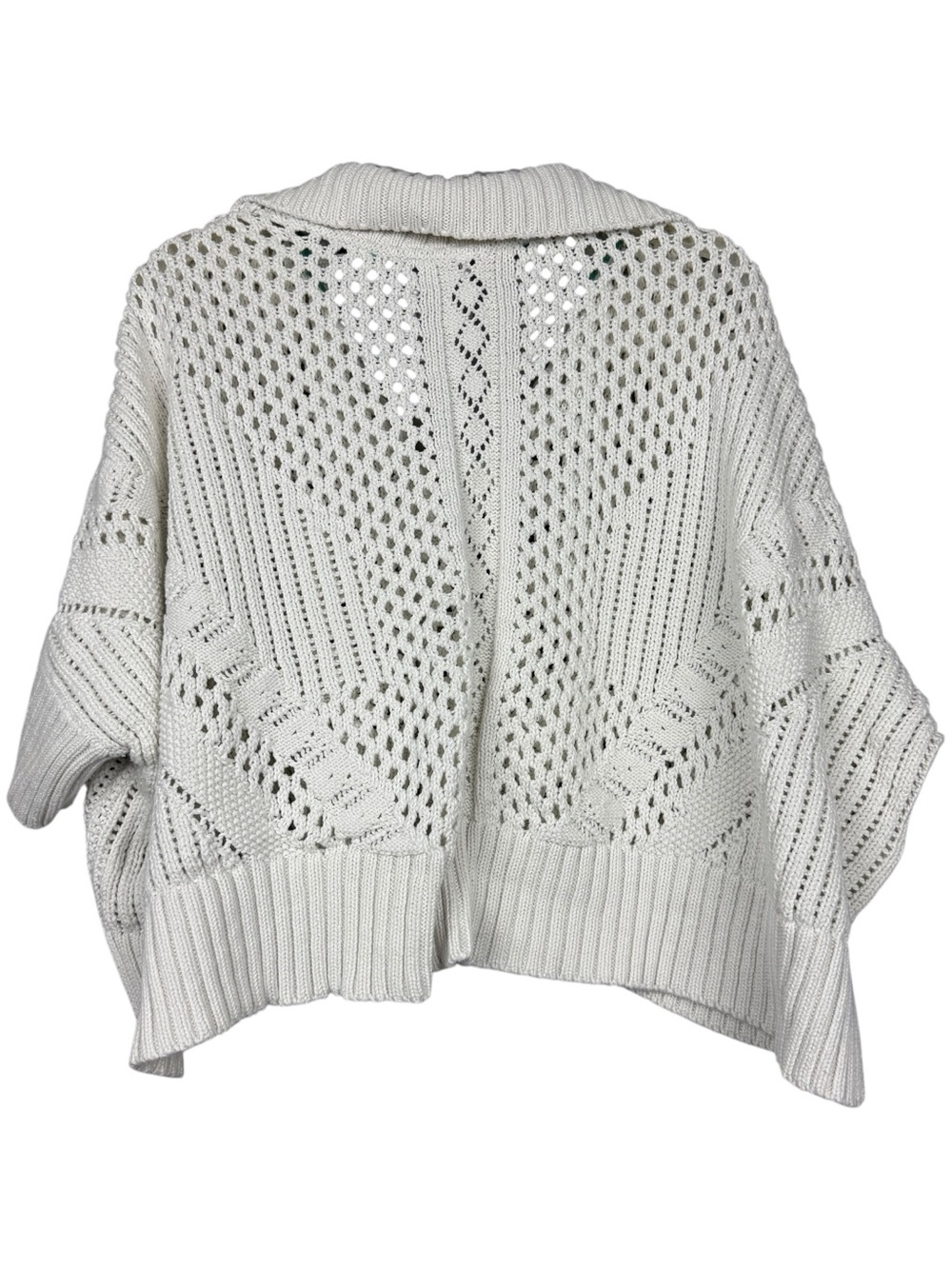 Free People To The Point Crochet Open Knit Pullover Sweater - Picture 3 of 6
